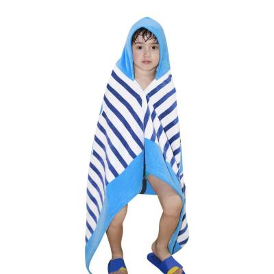 China Softest Compressed Baby Bath Quick Dry Hooded Beach Towel For Kid-Whale for sale