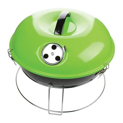 China Small Mini Round Kettle Bbq Grill Outdoor Easily Gathered 14 Inch Line Foot Apple Charcoal Barbecue Grill for sale