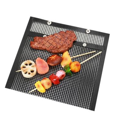 China Reusable BBQ Mesh Grill Mat Bag Non-Stick BBQ Grill Dustproof BBQ Accessories BBQ Grill Mat for sale