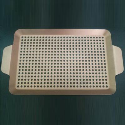 China Sustainable Personalized Rectangle BBQ Grill Design Camping Grill Filters BBQ Basket for sale