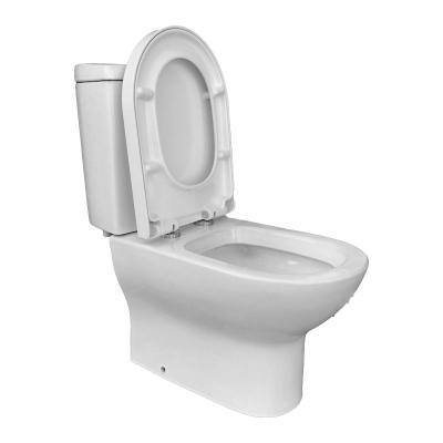 China OEM B1123 Two-Piece Double-Flow Sensitive Porcelain Bathroom Isolation Water Saving Asian Toilet for sale