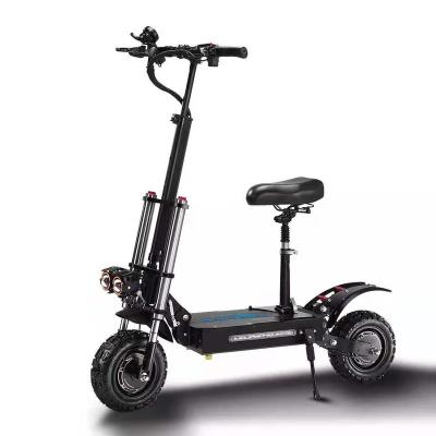 China 60V5400W Unisex Electric High Speed ​​Double Drive 11 Inch Folding Electric Scooter Factory Direct Scooter for sale