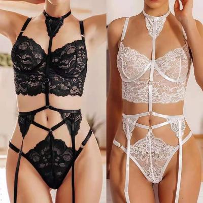 China New Style Body Shaper Body Shaper Lingerie Lace Goddess Bandage Sexy Lingerie Underwear Sexy Three-point Sexy Costume Lingeries for sale