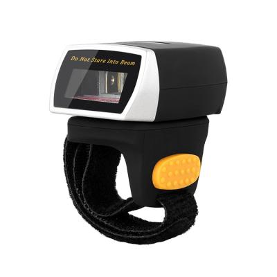 China Barcode Reader pdf417 2020 Manufactured Easy To Carry 2D Mini Wireless Ring Finger Handheld Qr Code Barcode Scanner for sale