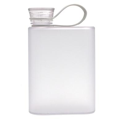 China Sustainable Sports Camping Canteen 380ml-Easy To Clean And Store PP Size A5 Square Plastic Water Bottles for sale