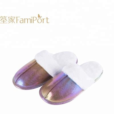 China Memory Foam Full Color Soft Sole Mule Indoor Slippers For Women for sale