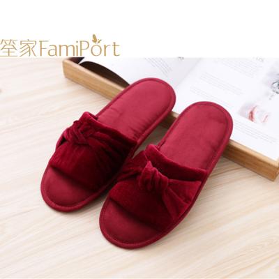 China Anti-odor Crown Comfort Stain Sexy Stylish Open-Toe Slippers For Women for sale