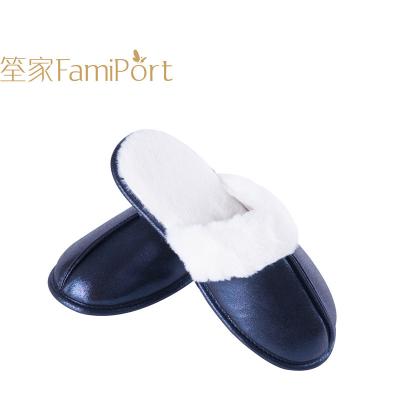 China Colorful Soft Unique Fur Slippers Anti-odor Rabbit Warm TPR Indoor Slippers for sale