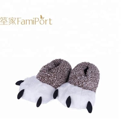 China Animal Monster Paw Indoor Unisex Slipper Boots Anti-Smell China Wholesale Warm Non Slip for sale