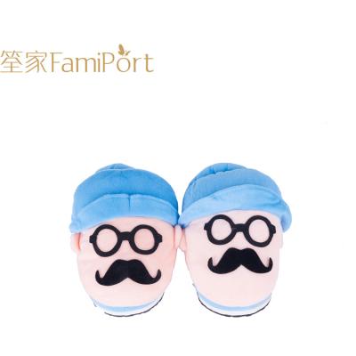 China Anti-smell cute style customs office slipper adult hairy boots for indoor women for sale