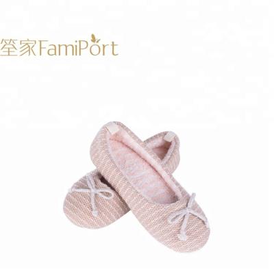 China Anti-Smell Classic Women Comfortable Ballerina Travel Dance Shoes Casual Slippers for sale