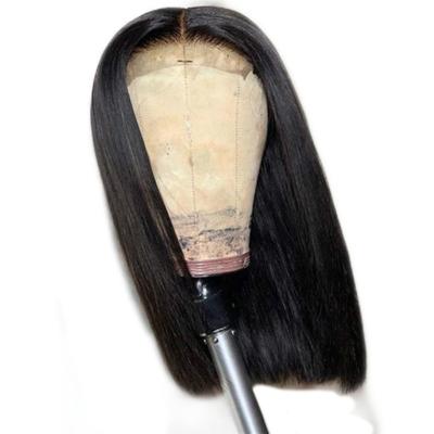 China Wholesale Silky Straight Bob Hair Synthetic Wigs High Density Wave Hair Heat Resistant Synthetic Wigs for sale