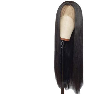 China Hot Selling Silky Straight Middle Part Synthetic Wig Heat Resistant Wave Hair Synthetic Wigs for sale