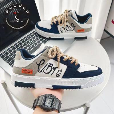 China 2023 new Anti-odor Korean fashion men shoes men's soft teenager board students shoes network sports red casual shoes for sale