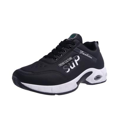 China 2023 New Comfortable Men's Sports Shoes Lace-up Running Shoes Unique Style Men's Sports Shoes Soft Rubber Walking Anti-slippery Shoes for sale