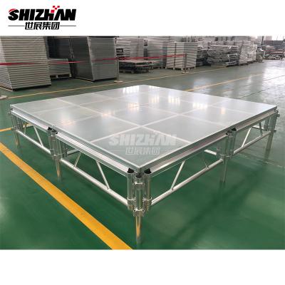 China Wedding Aluminum Stage Platform Acrylic Event Stage Height Adjustable for sale