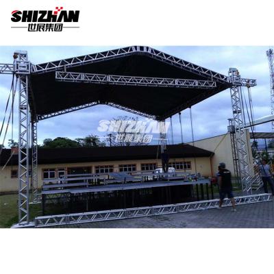 China Aluminium truss outdoor Concert Stage Portable 290*290mm 400*400mm for sale