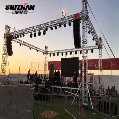 China Frame Structure Aluminium Lighting Truss Event Aluminum Spigot Bolt Stage Truss for sale