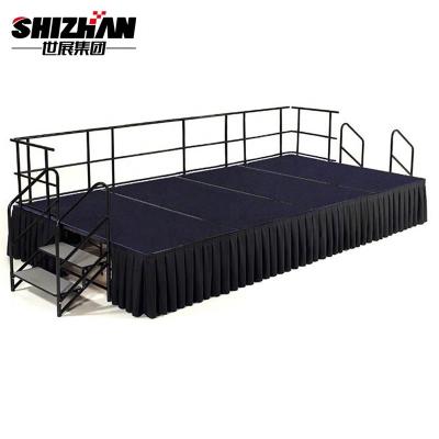 China Heavy Duty Aluminum Stage Platforms 500kg Per Sqm Aluminum Banquet Stage for sale