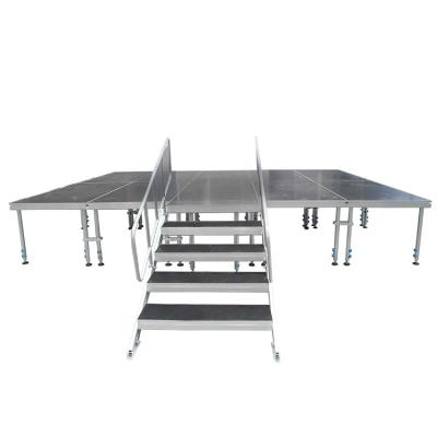 China 1.22x2.44m Black Aluminum Stage Platforms Outdoor for sale