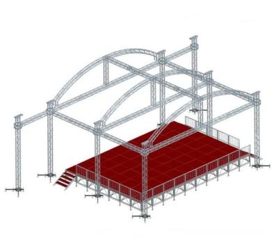 China Sistema de techo de truss de luz y sonido para escenarios de conciertos en venta