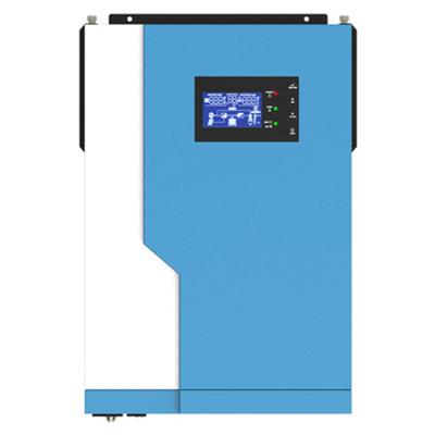 China 48V 5.5KW Hybrid Inverter MMP 100A 230V PV 500vdc 6000W Inverter Solar Work Without Battery for sale