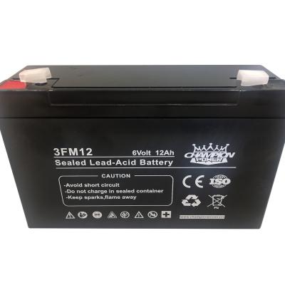 China Golf Carts Battery 6V12Ah For Electric Toy Car for sale