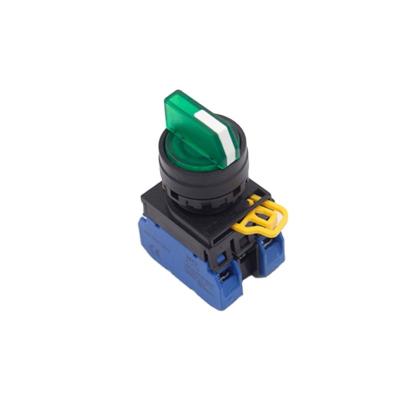 China 22mm IDEC 2NO plastic similar illuminated on-off selector 2/3position rotary selector switch for sale