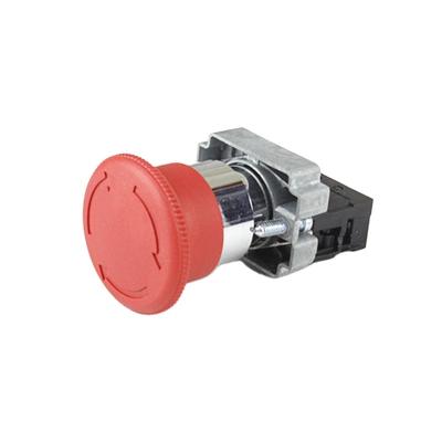 China Similar 22mm Mushroom XB2 Red Emergency Stop Switch Main Size 30mm/40mm/60mm 10A 600V 22mm Diameter for sale