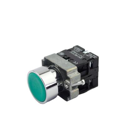 China round push button switch 22mm 1no+1nc on latching switch button round for sale