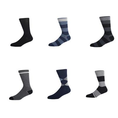 China Newest Breathable Casual Standard Knitted Mens Bamboo Crew Socks Custom Happy Socks Designer Socks for sale