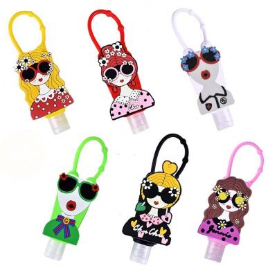 China China Portable Hand Soap Bottle Holder Travel Silicone Bottles Key Chain Carriers For Home for sale