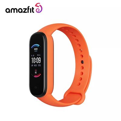 China Global Fitness Band 5 Amazfit Touch Screen Version Waterproof Sport Smart Wristband Wristband Color Screen Wristband Global Smart Fitness Tracker for sale