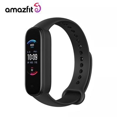 China New Amazfit 2021 Touch Screen Band 5 Color Screen Smart Wristband Bluetooth-compatible 5.0 Sports Smart Wristband Fitness Tracker for sale