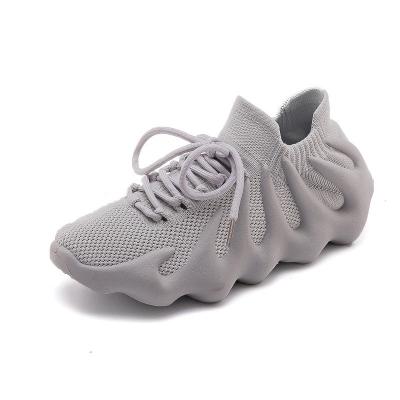 China 2023 New Fashion Spring Octopus Sock Shoes Summer Women's Mesh Fly Woven Volcano Men's Breathable Sports Shoes Trendy for sale