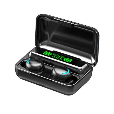 China Noise Canceling F9-5 LED Light Tws Earphone Mini TWS 5.1 High Fidelity Headset Sport Earphone Radio Earbuds With MIC Charging Box 2000Ahm for sale