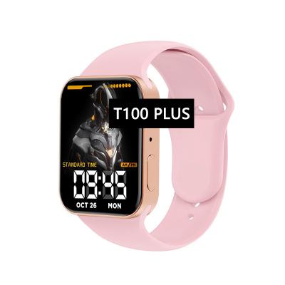 China Wholesale Latest Wifi Smartwatch T100 Plus 1.69 Inch Screen IP67 Waterproof 7 Button Functional Watch T100 Plus Serie 7 Smart Watch for sale