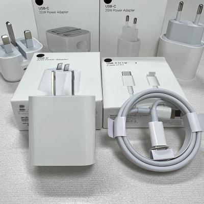 China Convenient Universal C94 18W USB C Power Adapter Wall Fast Charger EU UK USA 20W USB-C Lighting Cable Type C Cable For Apple iPhone 12 for sale