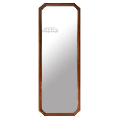 China Brown Design Minimalist Special Widely Used Dressing Mirror Large Integral Mirror for sale