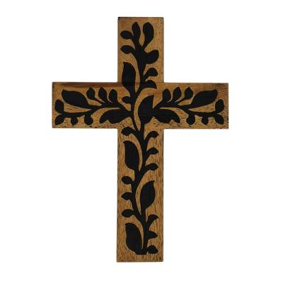 China Imitation antique sell well new type wholesale wall decoration wooden cross carved religious wooden cross high quality for sale