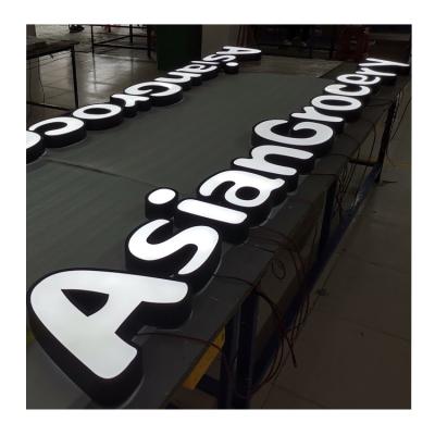 China Energy Saving Custom Store Front Sign Lighted Face Lit Channel Letter Store Signs for sale