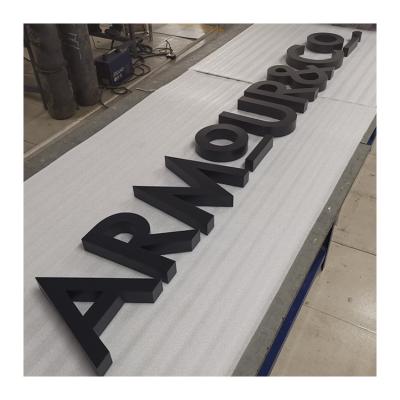 China Custom Buildings Stainless Steel Alphabet Letters Suppliers Stainless Steel 3D Letter Metal Sign For Store Logo for sale