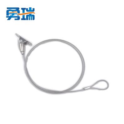 China Construction Ceiling Stainless Steel Cable with Steel Rope System Activity Gripper Hanging and Lifting Suspension for sale