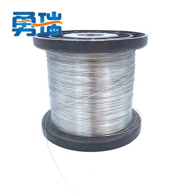 China Aircraft 304/316 Stainless Steel Wire Rope 0.3mm-6mm High Tensile Fishing Steel Wire 1*7 for sale