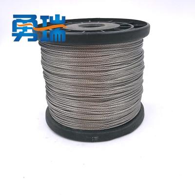 China High Quality 304 Aircraft Stainless Steel Wire Rope 0.4mm-4mm 7*7 Good Longevity for sale