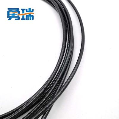 China Retail Black Construction 7*19 Stainless Steel Aircraft Disrtibuter 304 Sturdy Wire Rope 6mm Rope 1670mpa for sale