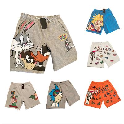 China Active Sporty Anti-wrinkle Cartoon Sublimated Pants Elastic Waist Shorts Mens Shorts for sale