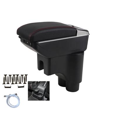 China Storage Box Suitable For Perodua Myvi Car Interior Accessories USB Charging Central Seat Armrest Storage Box Cup Holder Car Armrest Box 2017 for sale