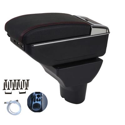 China Storage Box Fit For Hyundai i20 Car Interior Accessories USB Charging Center Seat Armrest Storage Box Cup Holder Car Armrest Box for sale