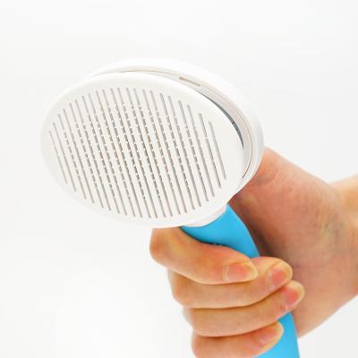 China Viable New Listing Gently Removes Loose Undercoat Mats Tangled Hair For Dogs And Cats Brush Self-Cleaning Shinier Tool For Pet for sale